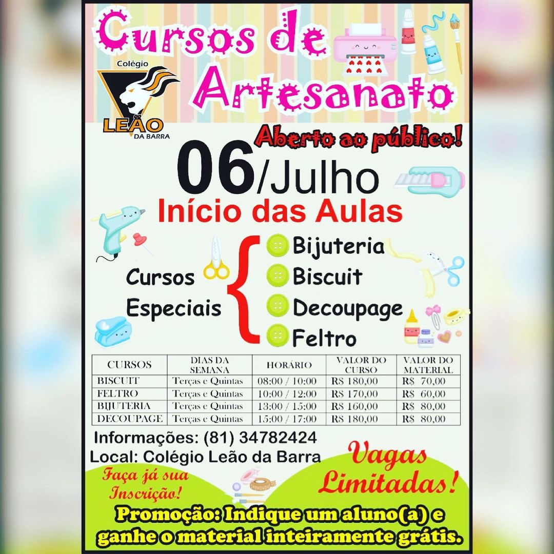 Curso de Artesanato