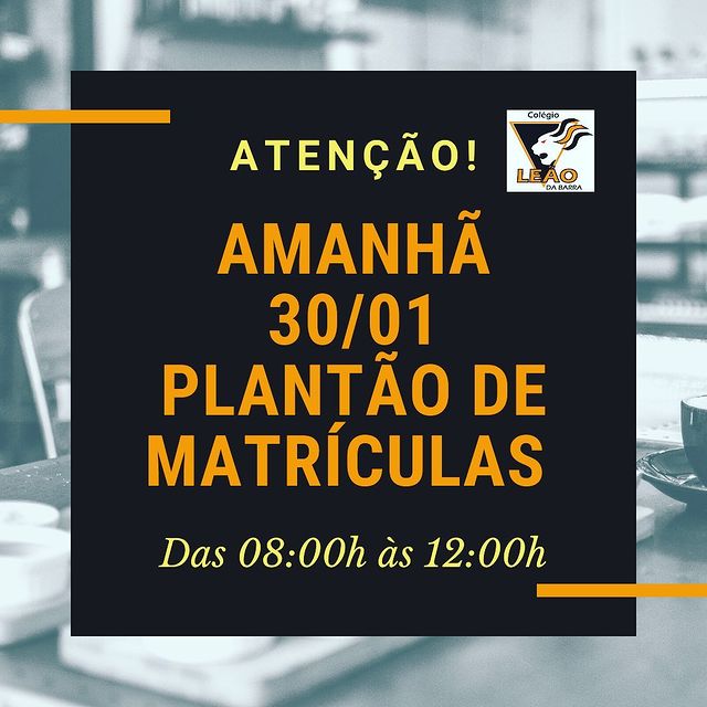 Plantão de Matrículas