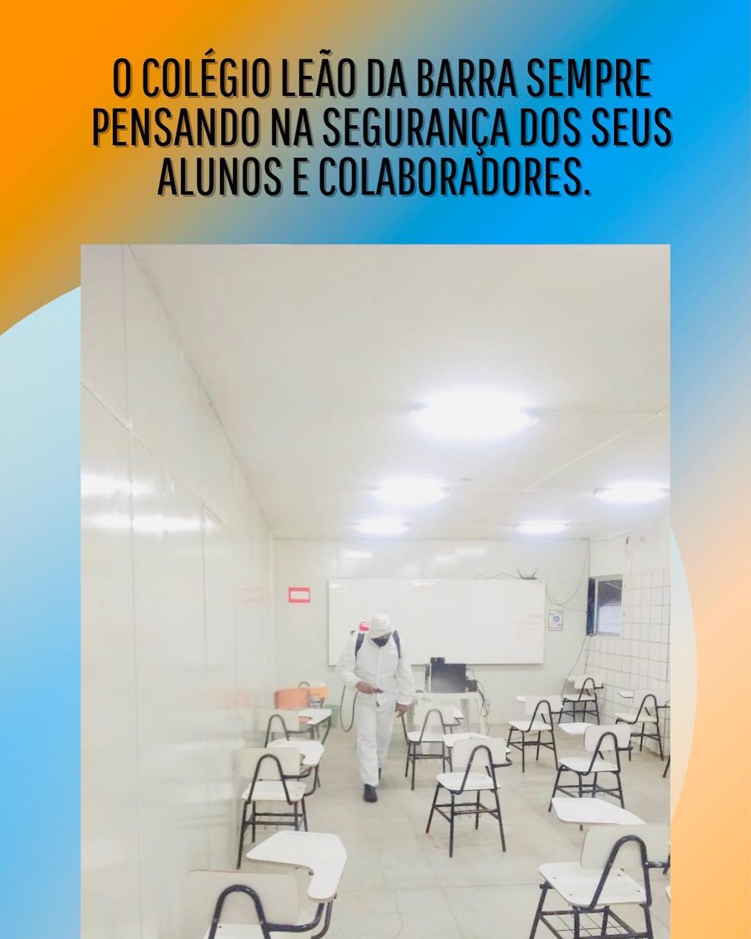 Sanitizando Toda a Escola