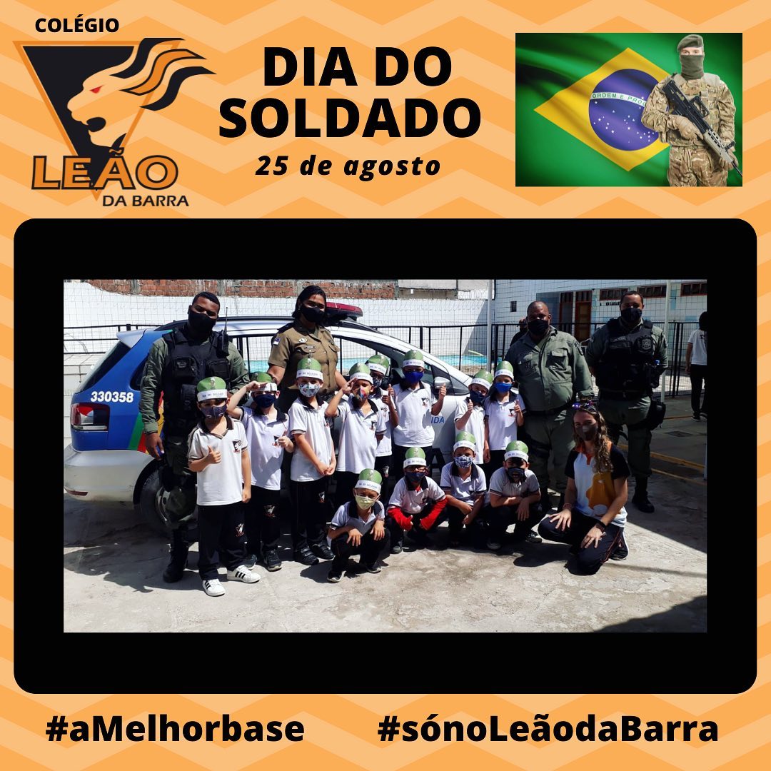 25 de agosto - Dia do Soldado - BRAÇO FORTE, MÃO AMIGA.