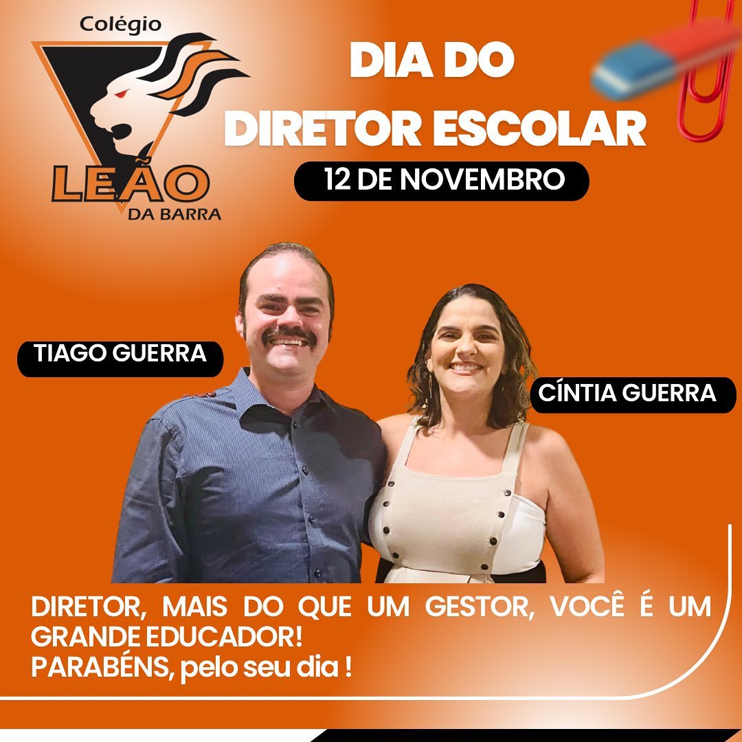 Dia do Diretor Escolar - 12 de Novembro