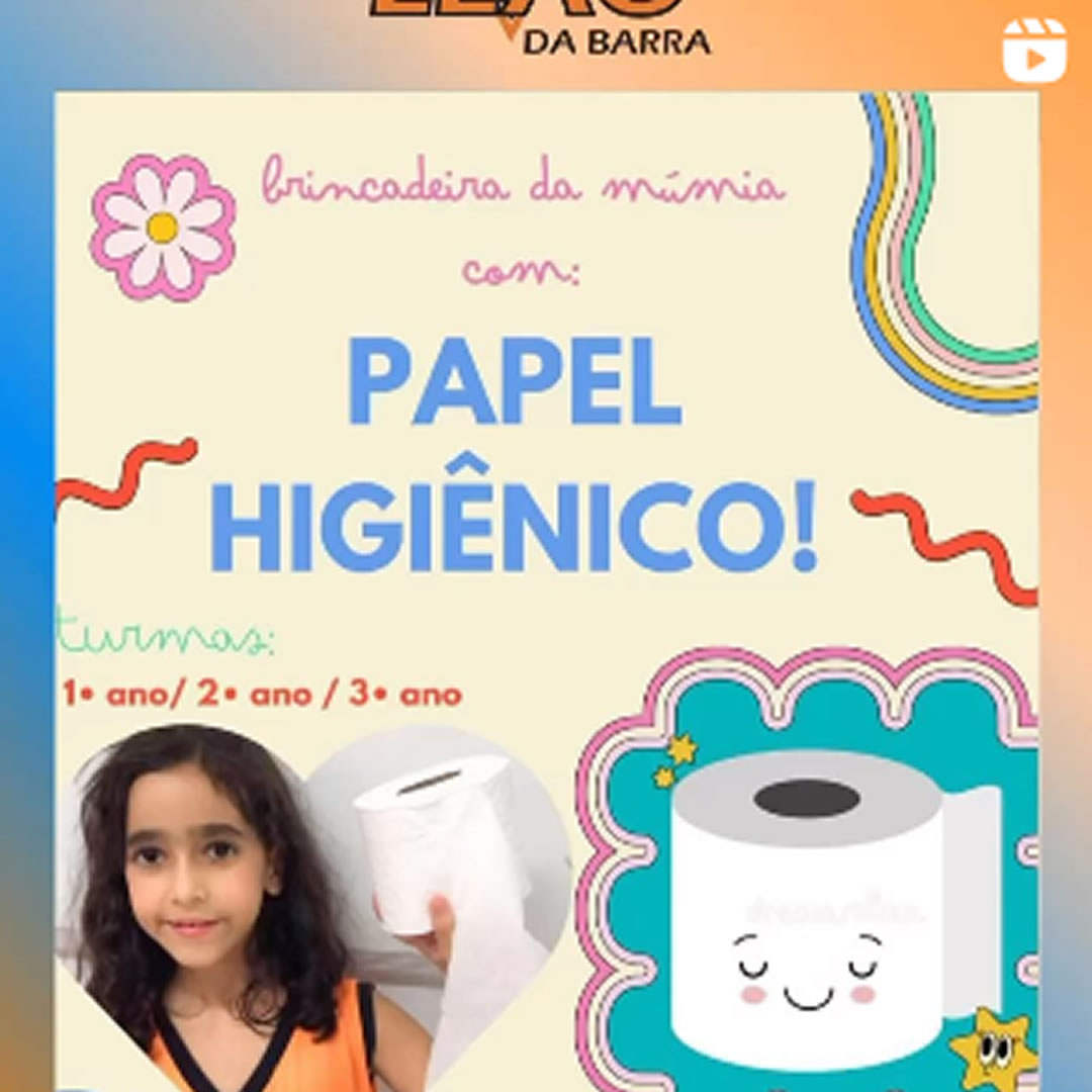 Brincadeira com Papel Higiênico