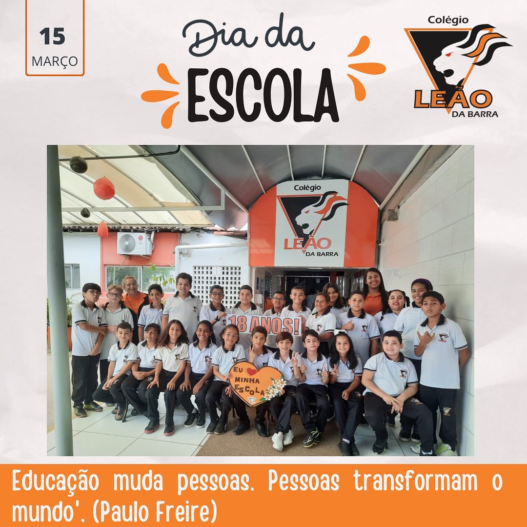 Dia da Escola - 15 de Março