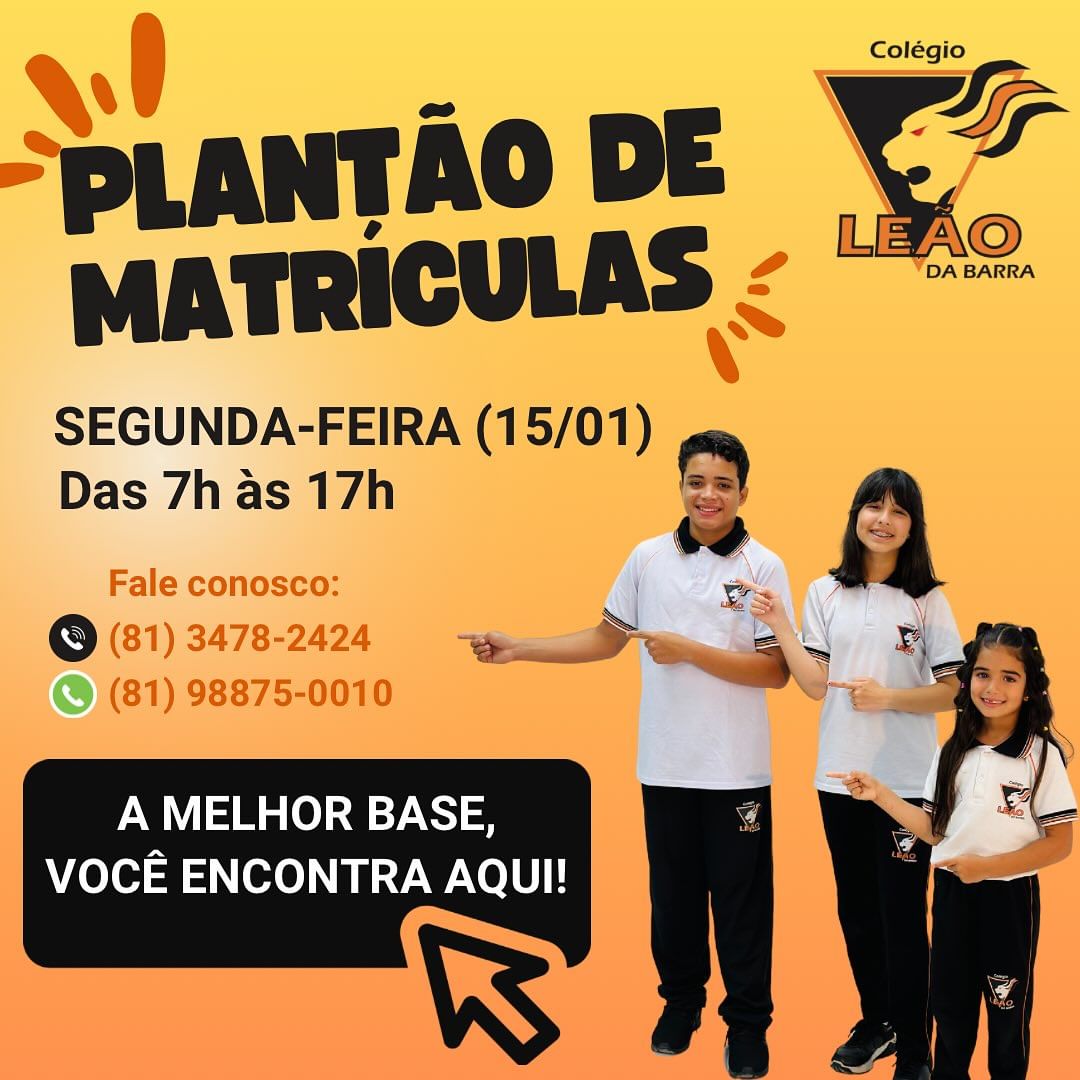Plantão de Matrículas