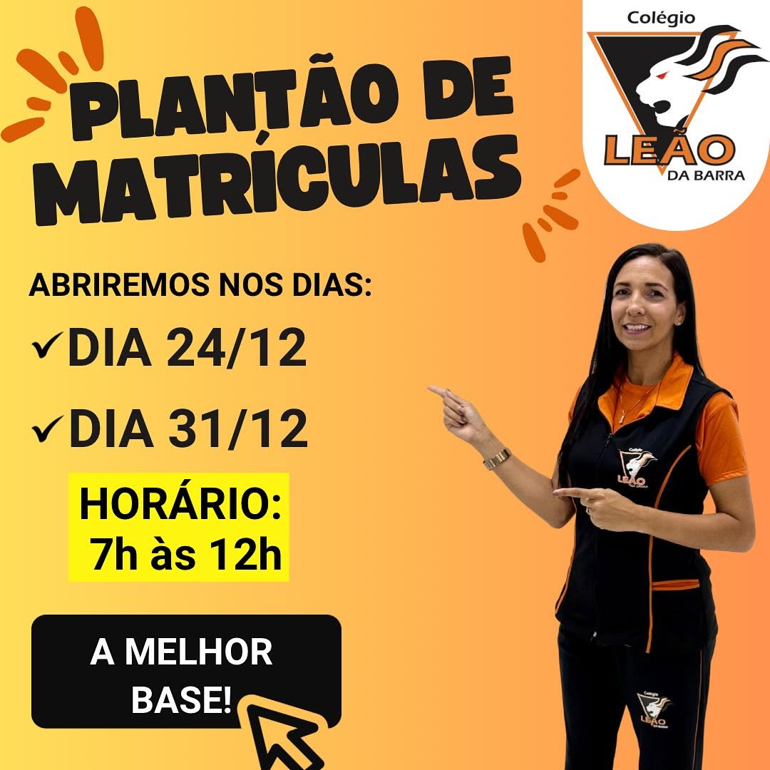 Plantão de Matrículas