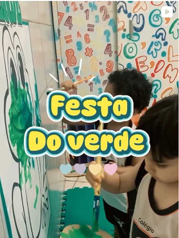 Dia de celebrar a cor verde com muita diversão e aprendizagem!