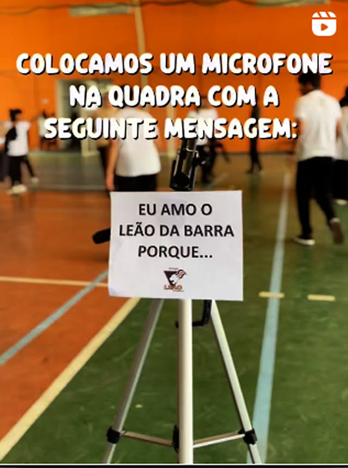 Quando Colocamos o Microfone na Quadra e Perguntamos: