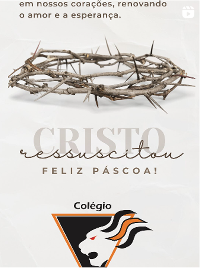 Feliz Páscoa!