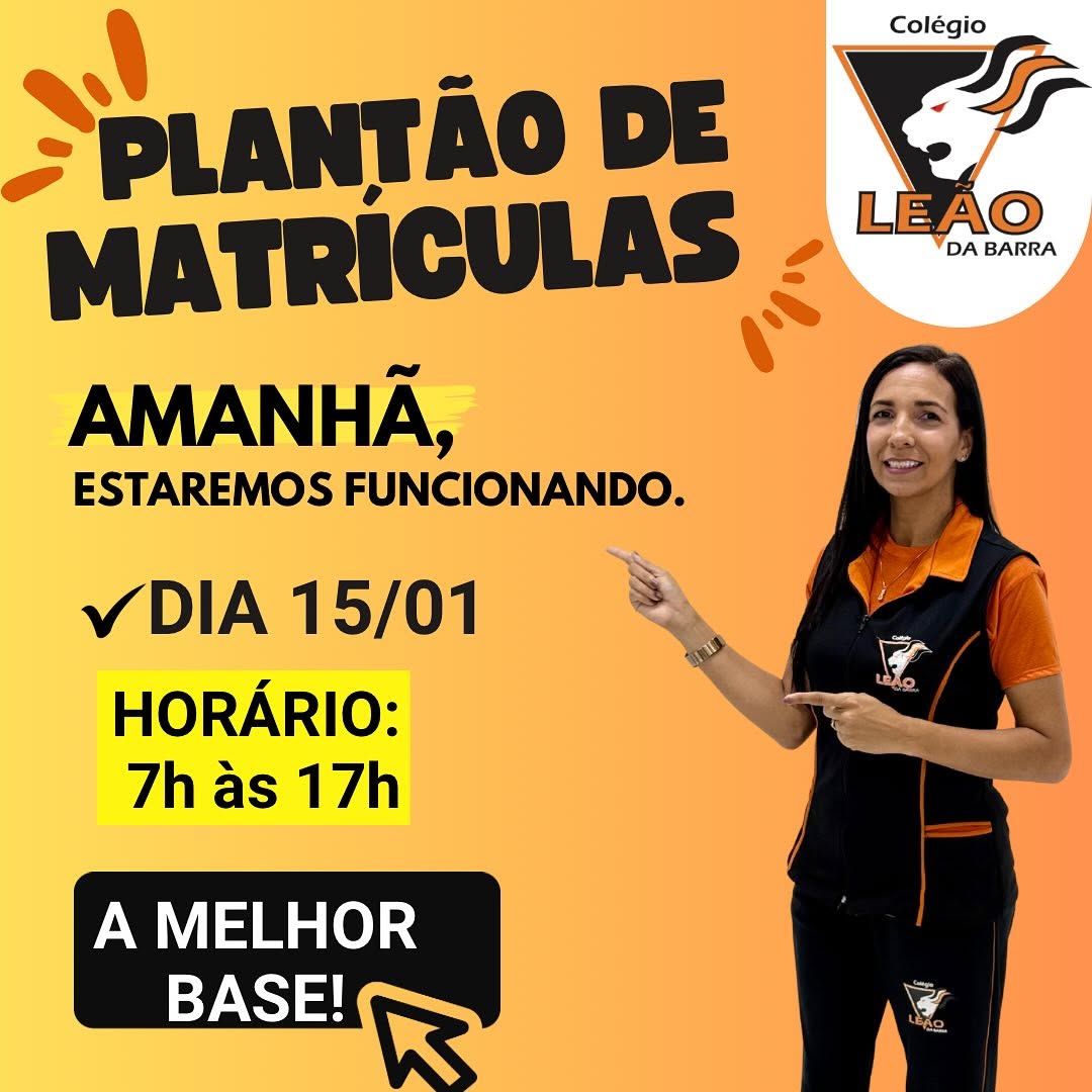 Plantão de Matrículas