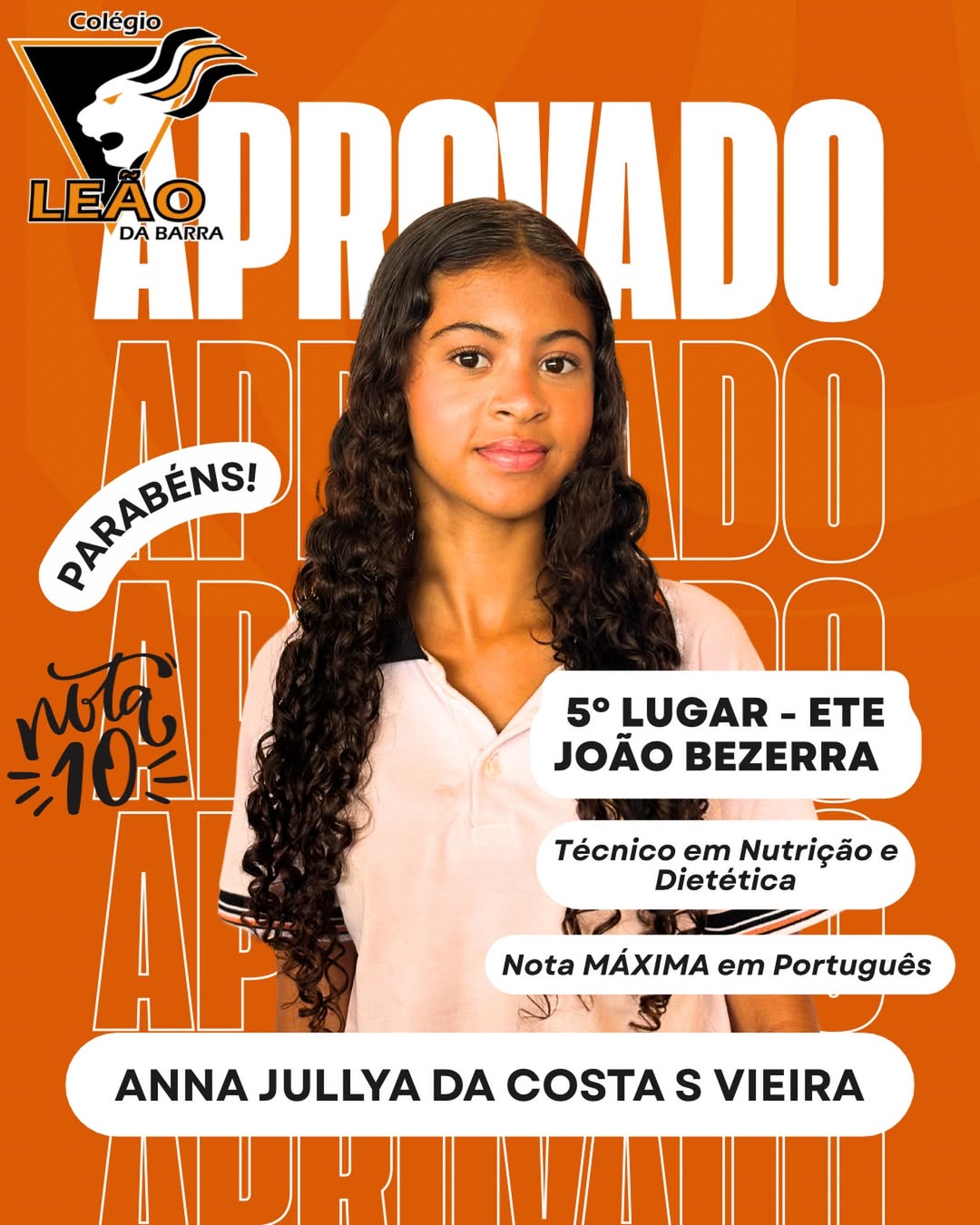 Parabéns, Anna Jullya!