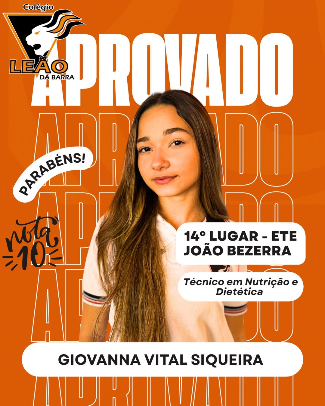 Parabéns, Giovanna!
