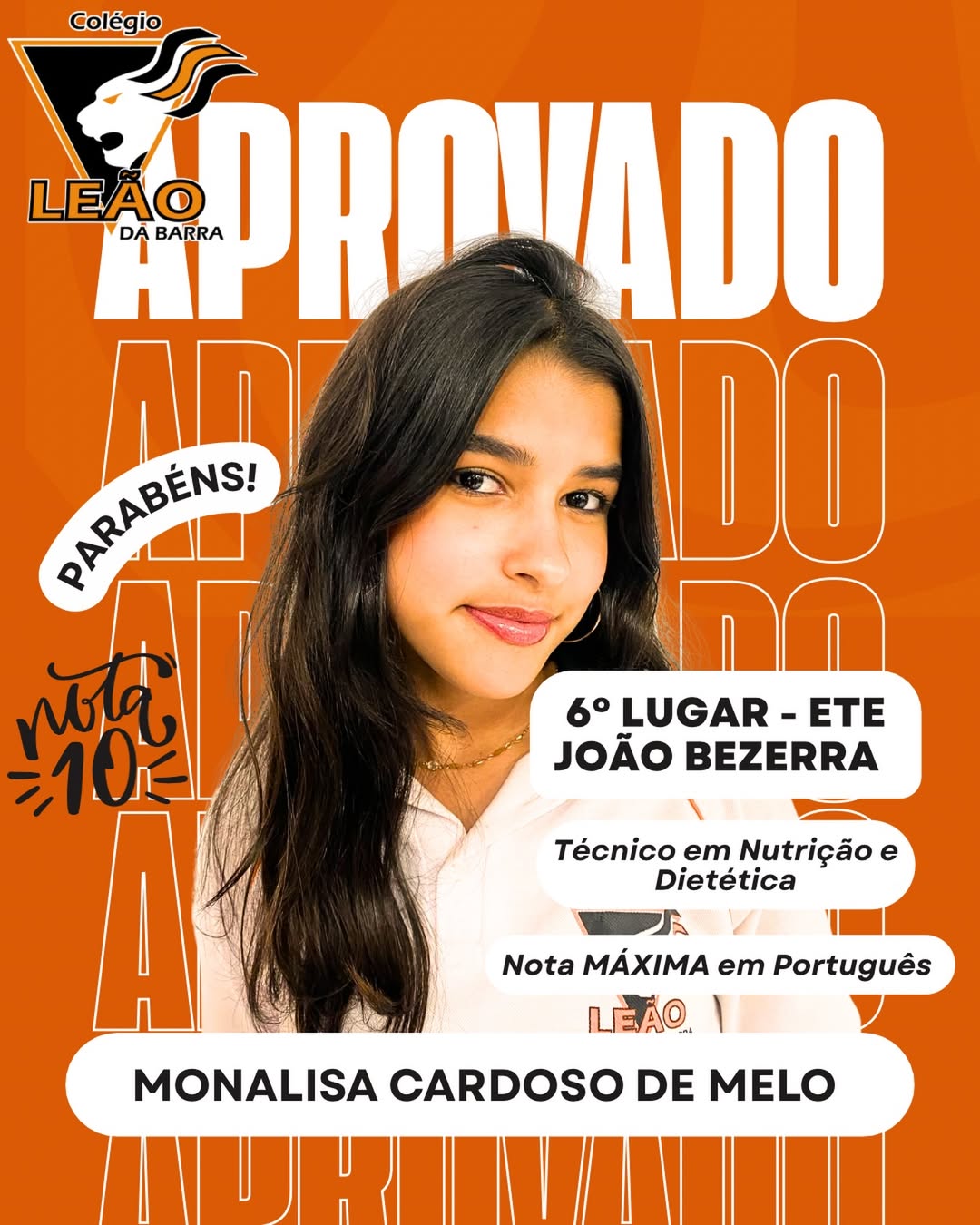 Parabéns, Monalisa!