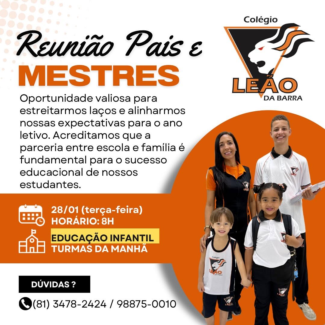 Reunião Pais e Mestres