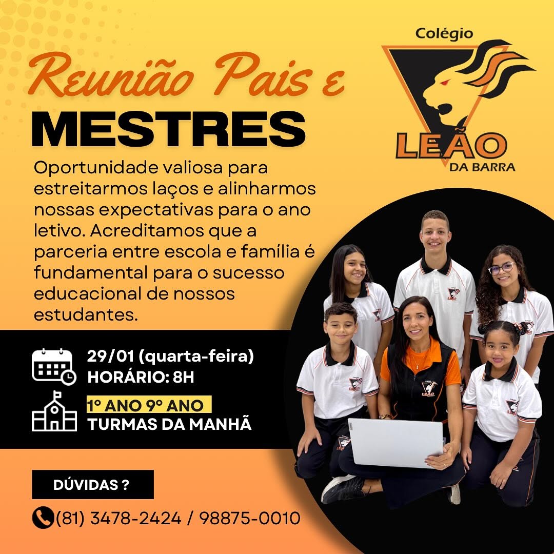 Reunião Pais e Mestres