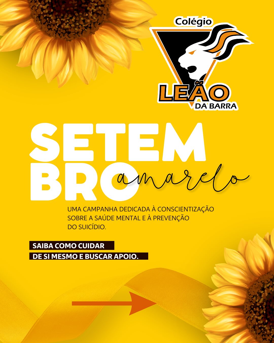 Setembro Amarelo: Um convite à conversa e ao cuidado.