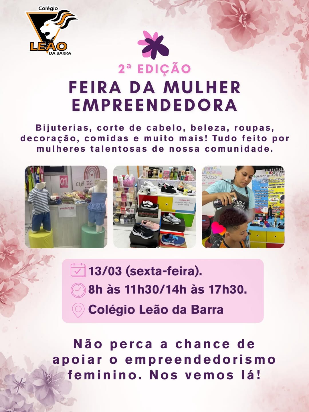 Convite - II Feira da Mulher Empreendedora