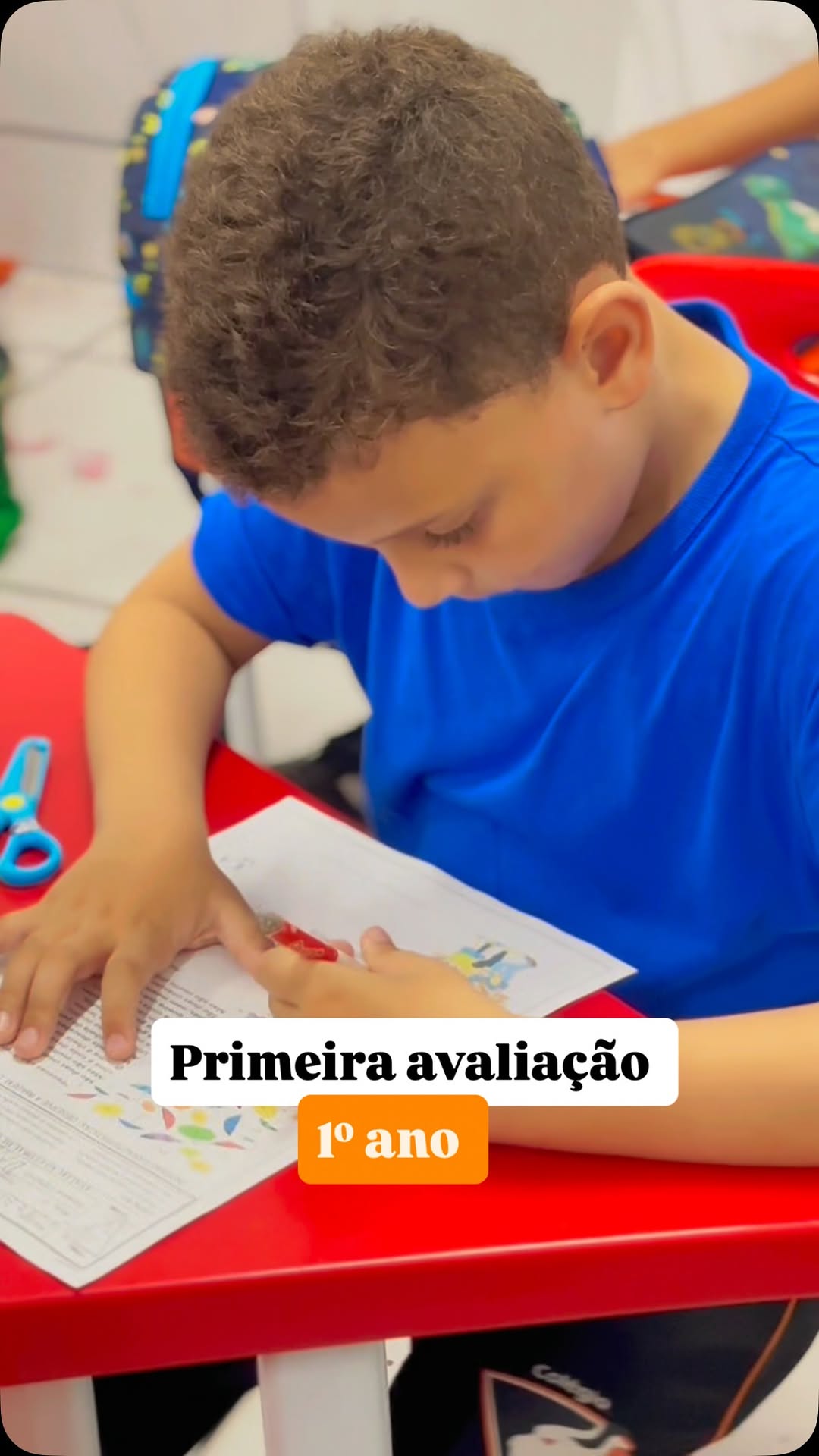 A primeira Avaliação do 1º Ano Chegou!