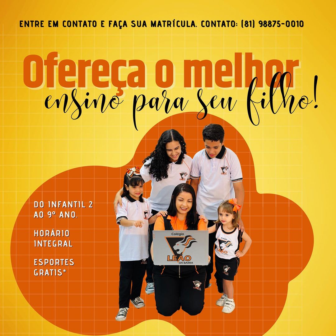 Melhor Ensino Para Seu Filho!